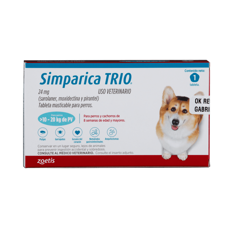 Antiparasitario para perro